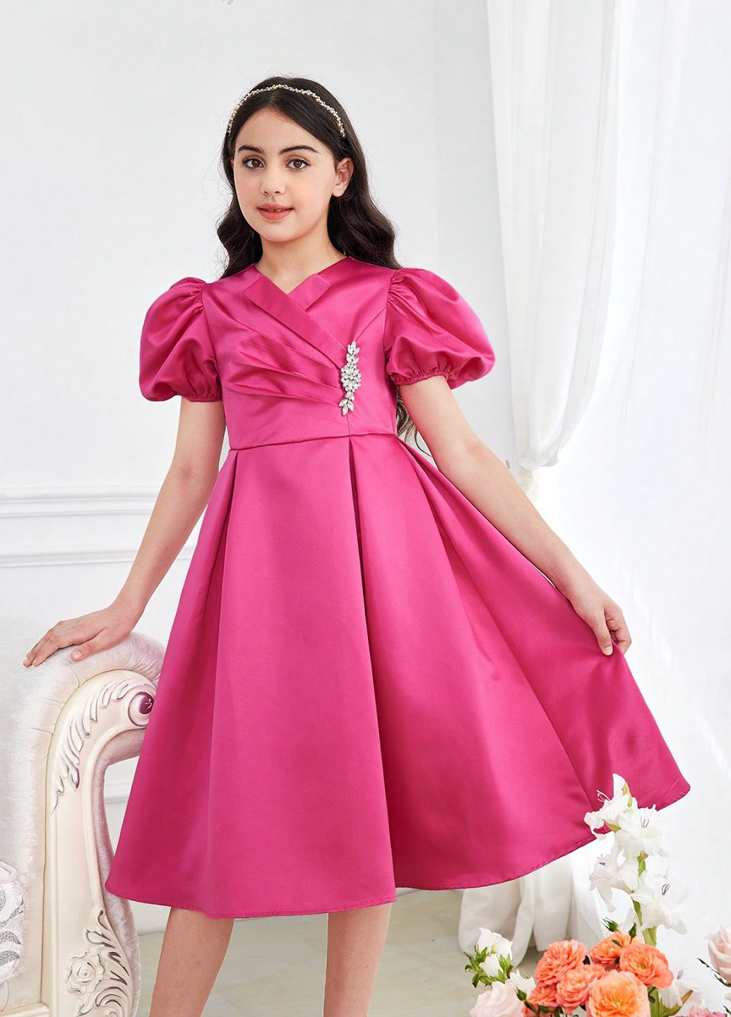 Розовое платье SHEIN (322813899)