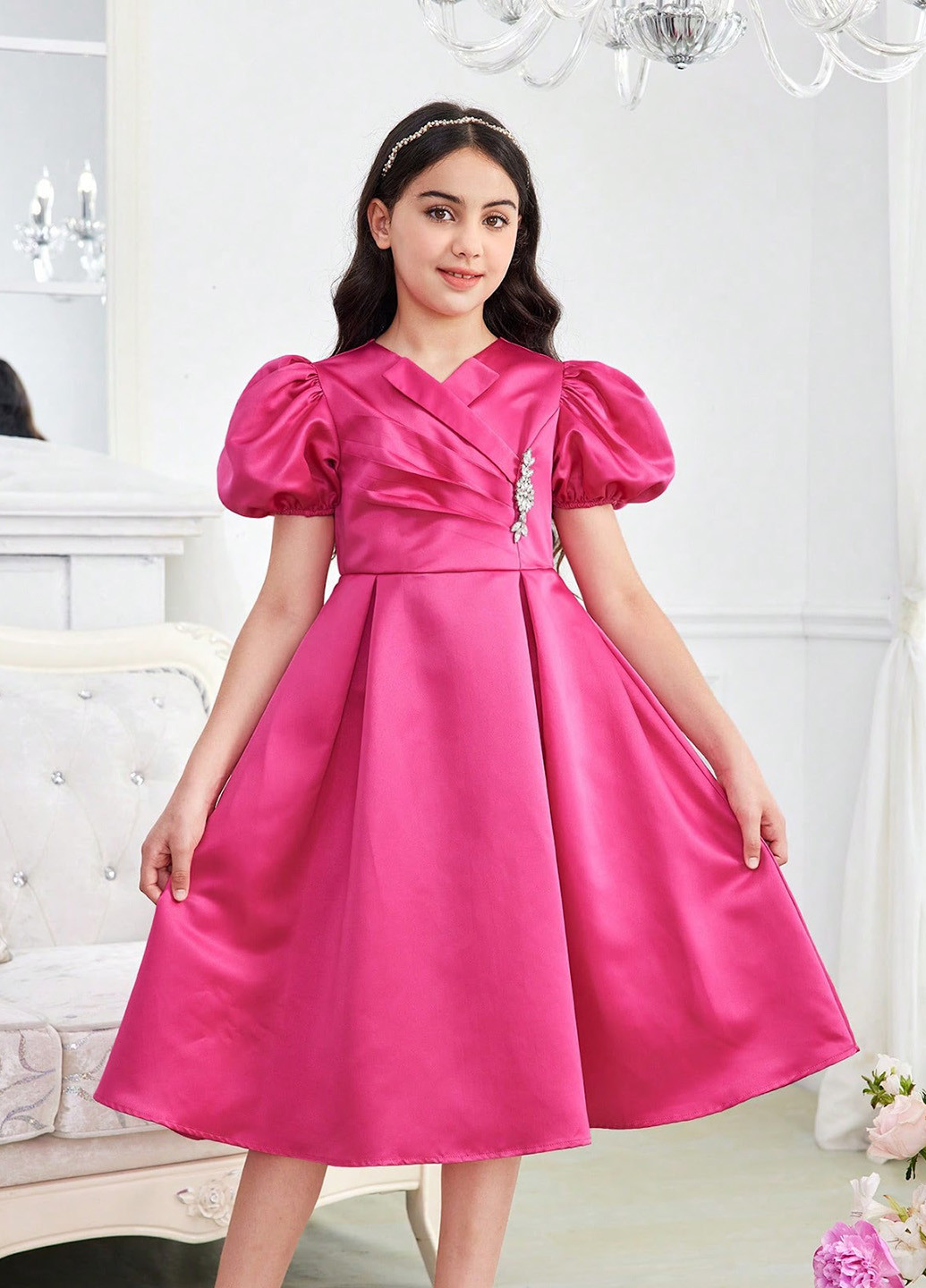 Розовое платье SHEIN (322813899)