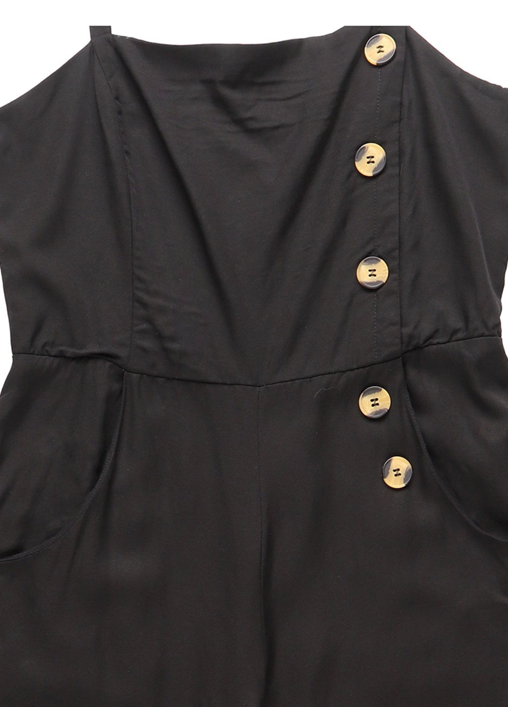 Комбинезон Bardot комбинезон-брюки однотонный чёрный кэжуал хлопок