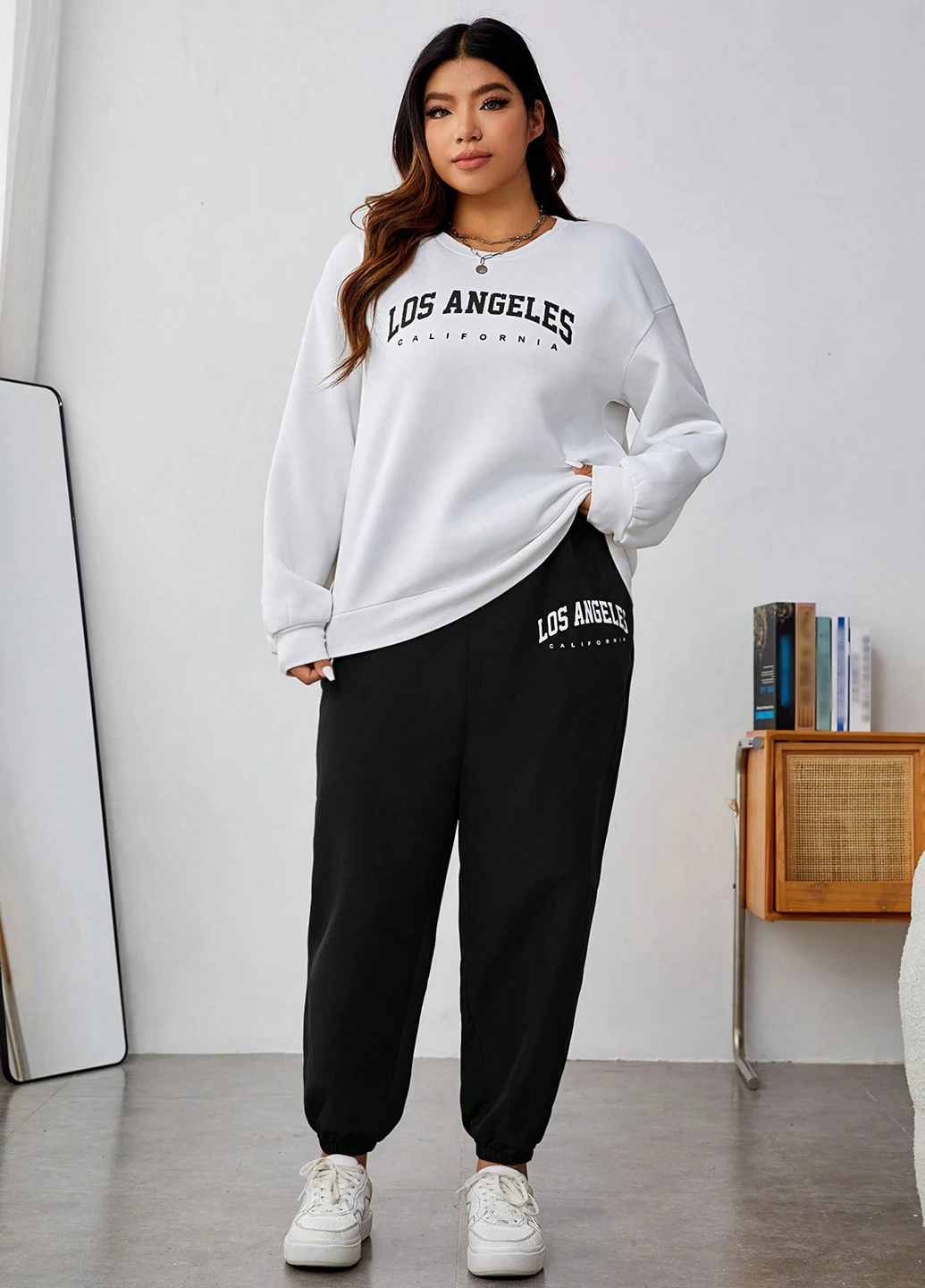 Костюм (свитшот, брюки) SHEIN (311506973)