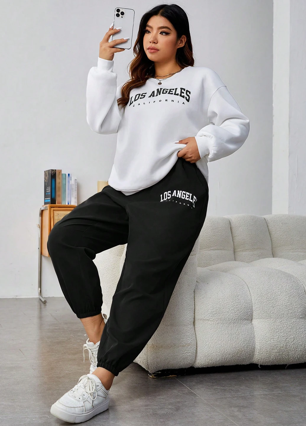 Костюм (свитшот, брюки) SHEIN (311506973)