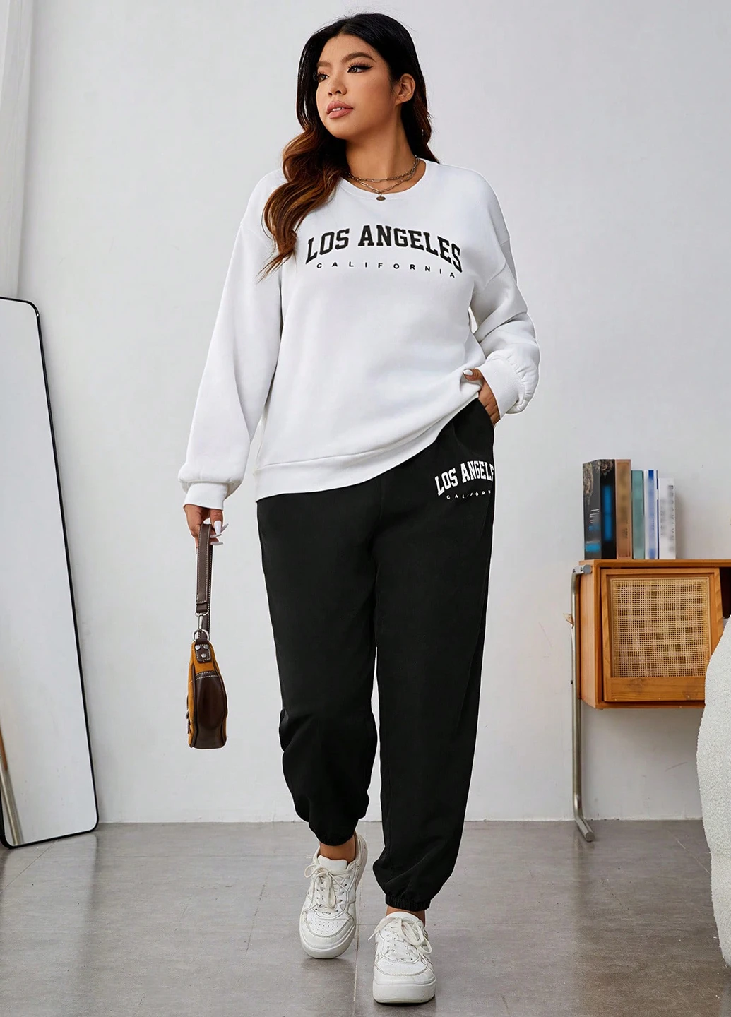Костюм (свитшот, брюки) SHEIN (311506973)
