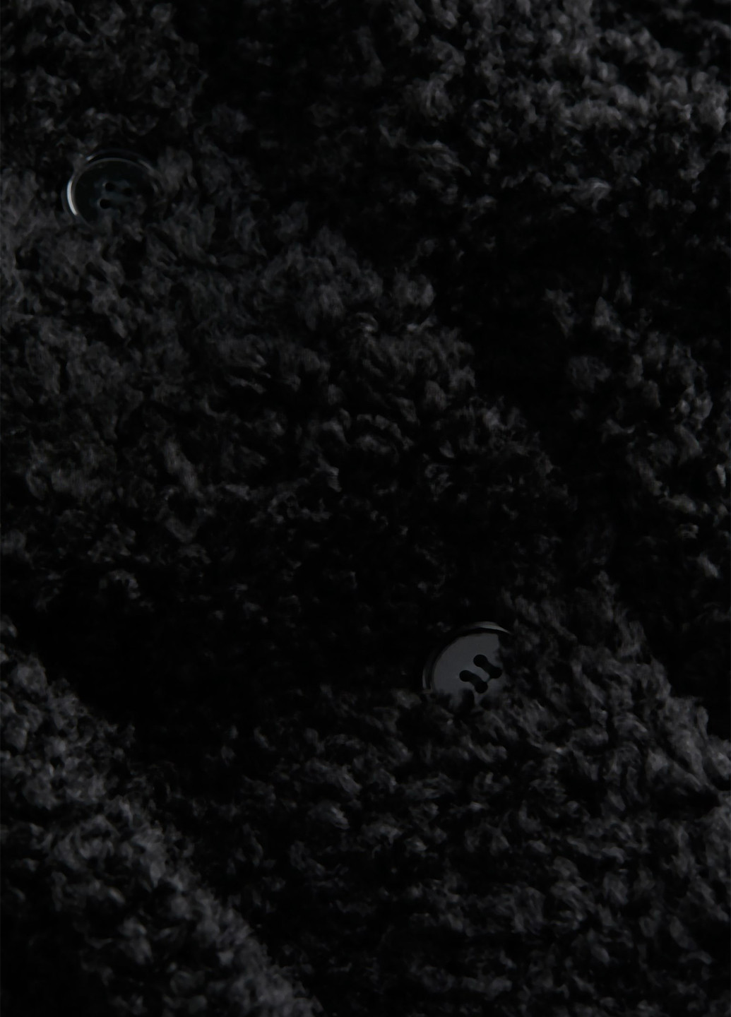 Черное демисезонное Пальто однобортное H&M