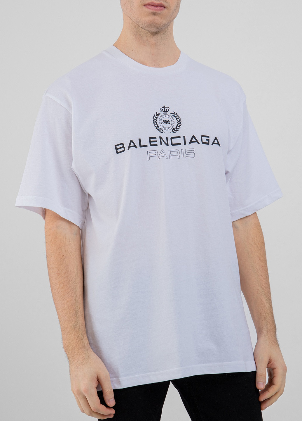 Біла футболка Balenciaga