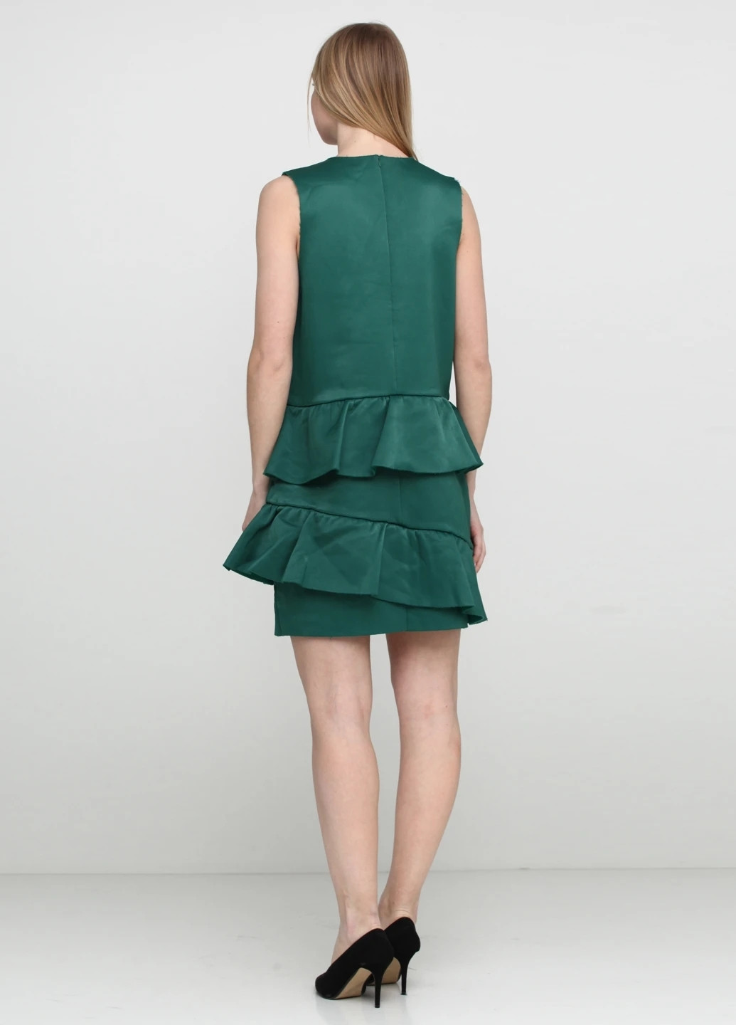 Зелена кежуал сукня а-силует H&M однотонна