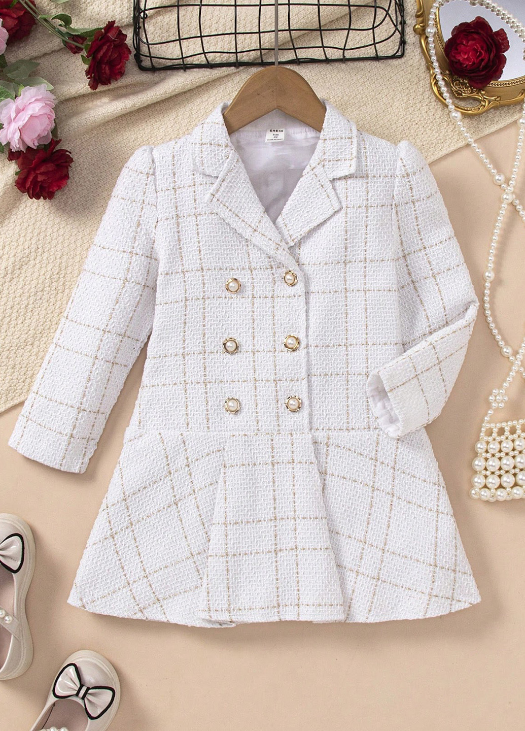 Белое платье SHEIN (329544011)