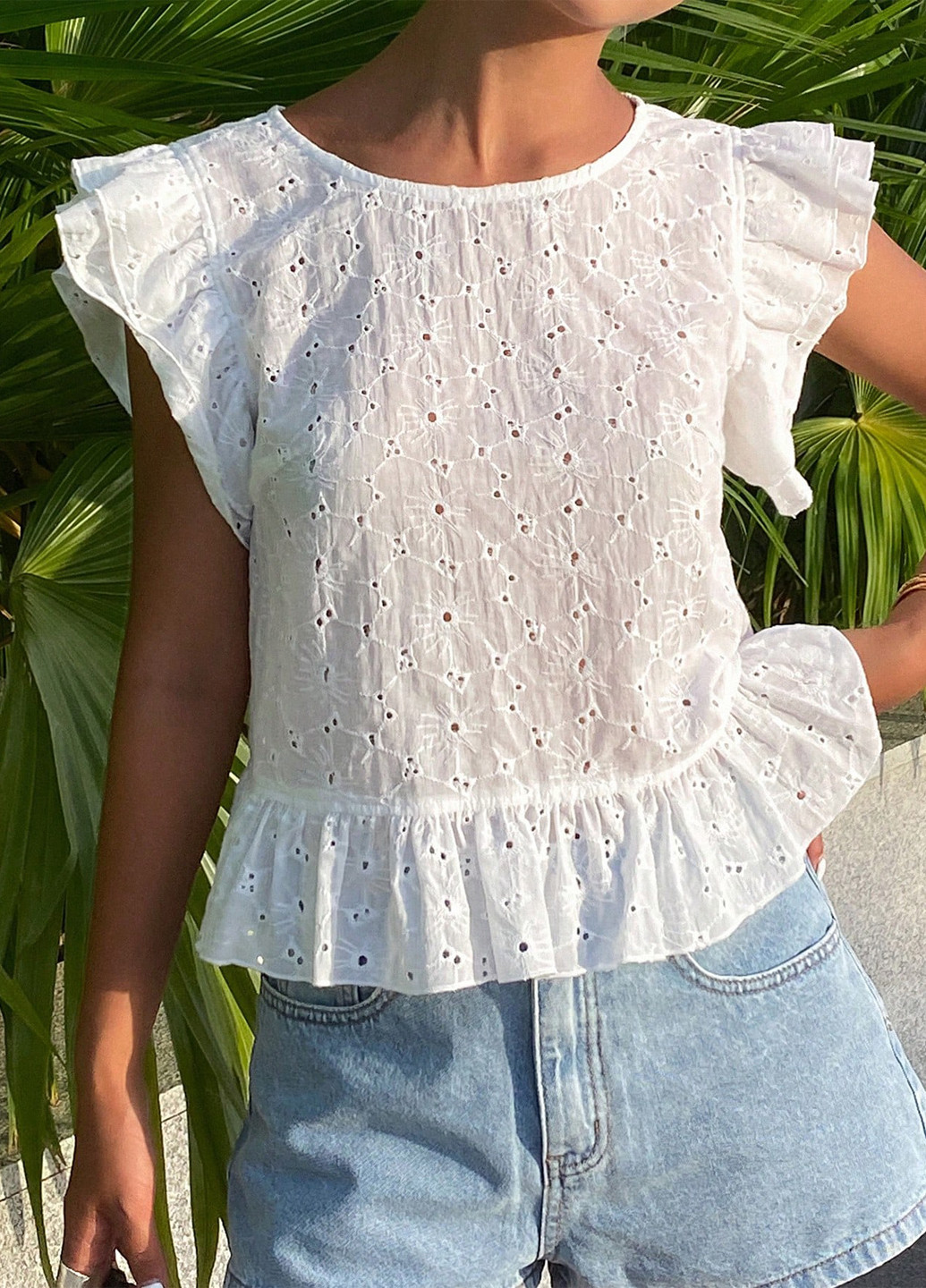 Белая блуза SHEIN