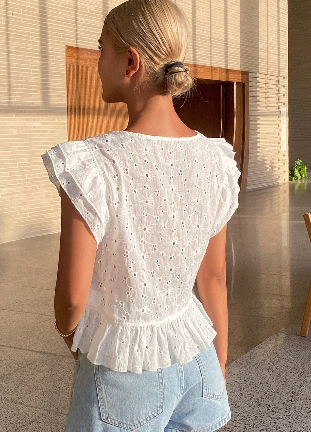 Белая блуза SHEIN