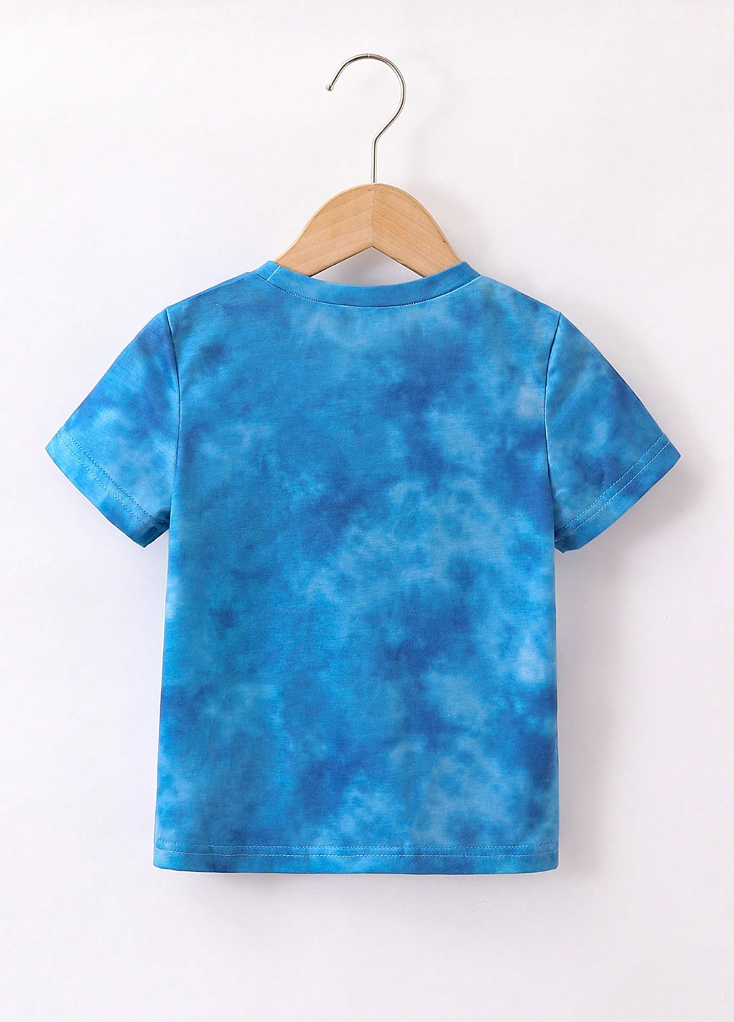 Блакитна літня футболка SHEIN