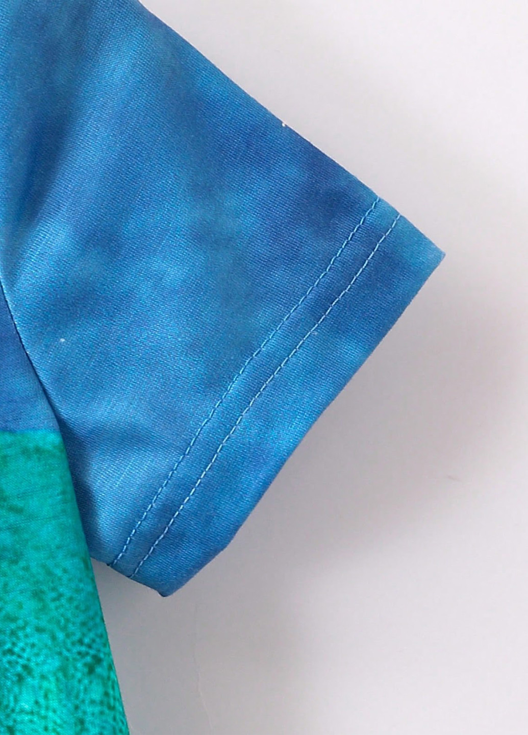 Блакитна літня футболка SHEIN