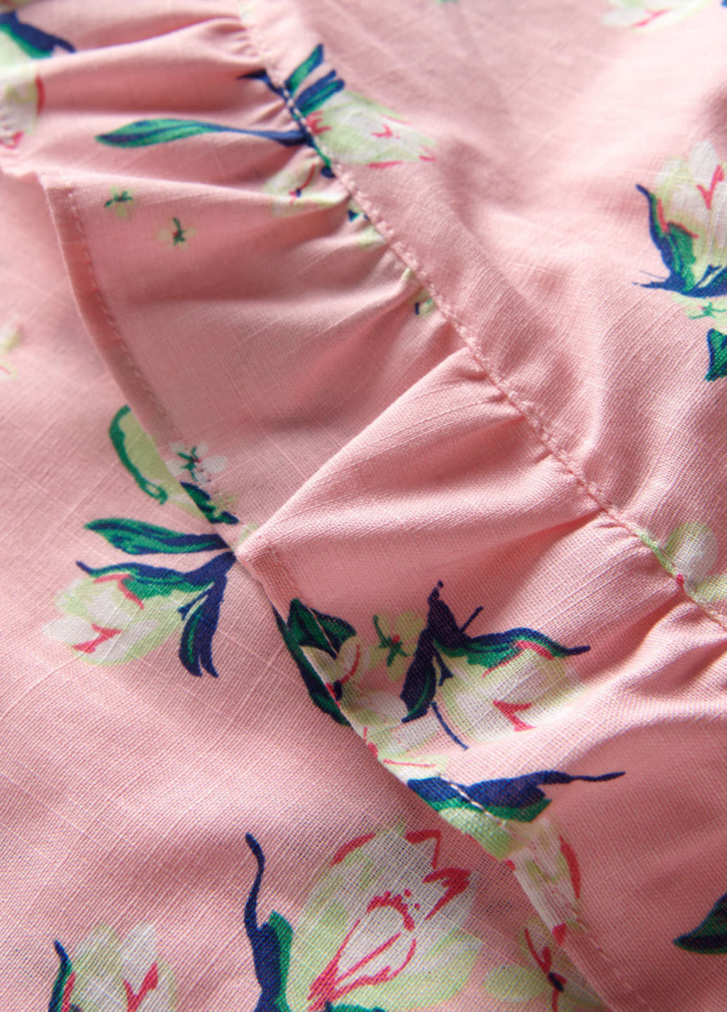 Светло-розовая кэжуал цветочной расцветки юбка Reserved на запах