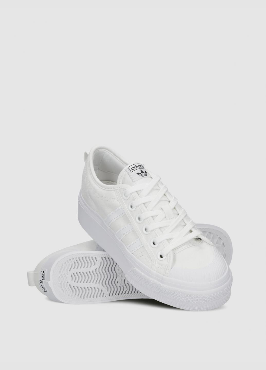 Кроссовки FV5322 adidas Nizza Platform белые демисезоны (317280224)