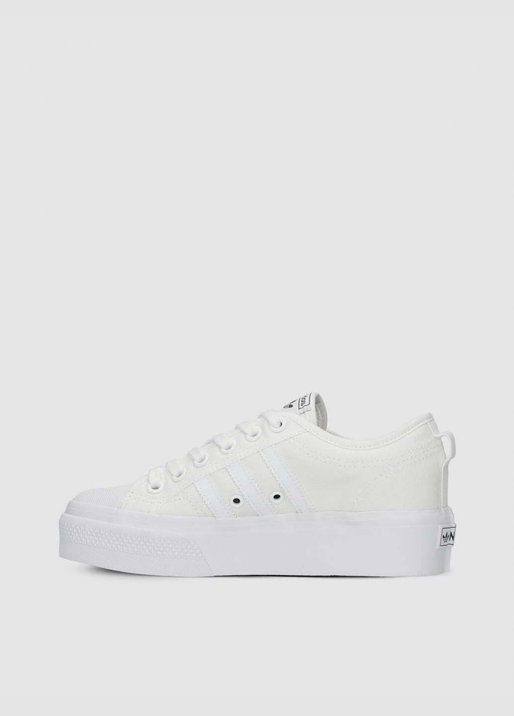 Кроссовки FV5322 adidas Nizza Platform белые демисезоны (317280224)