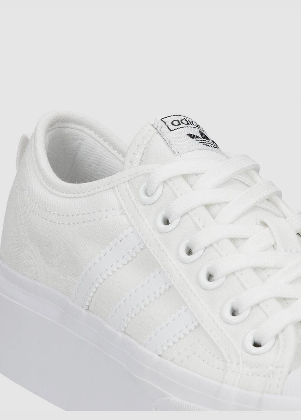 Кроссовки FV5322 adidas Nizza Platform белые демисезоны (317280224)