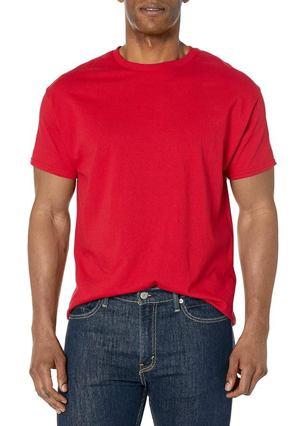 Красная футболка Hanes