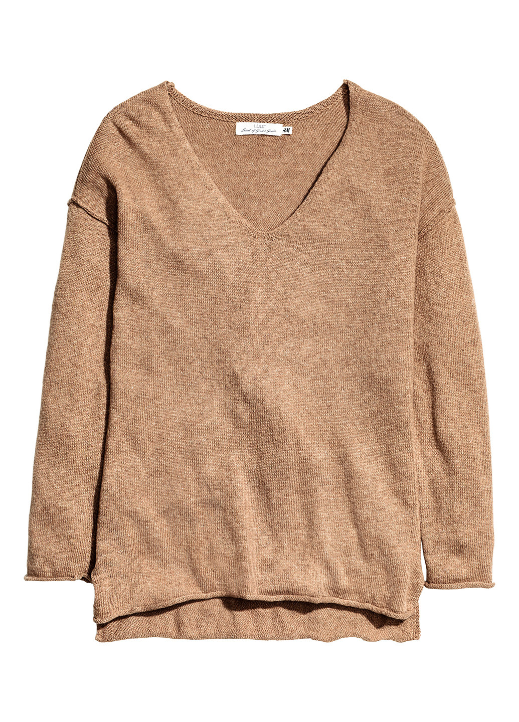 Темно-бежевый демисезонный пуловер пуловер H&M