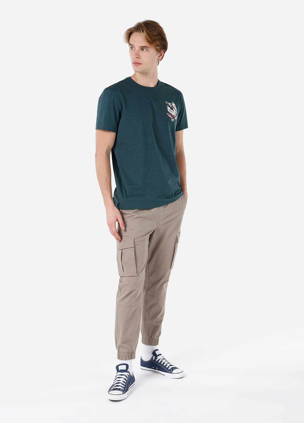 Темно-бирюзовая футболка Colin's