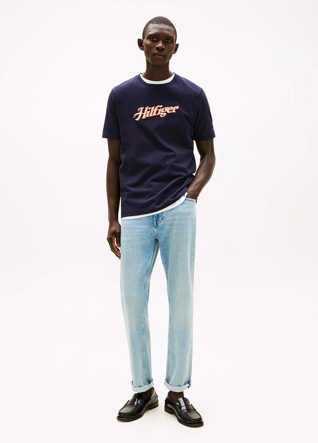 Темно-синя футболка Tommy Hilfiger