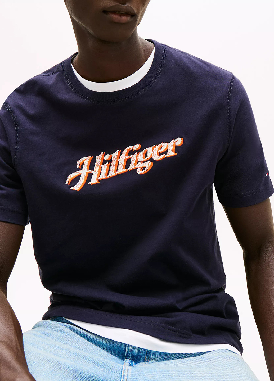 Темно-синя футболка Tommy Hilfiger