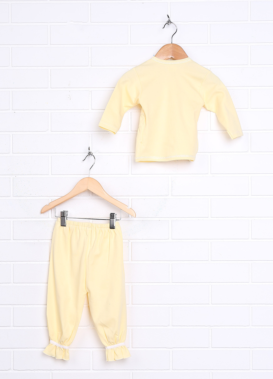 Желтый демисезонный комплект (кофта, брюки) Ladida Beby