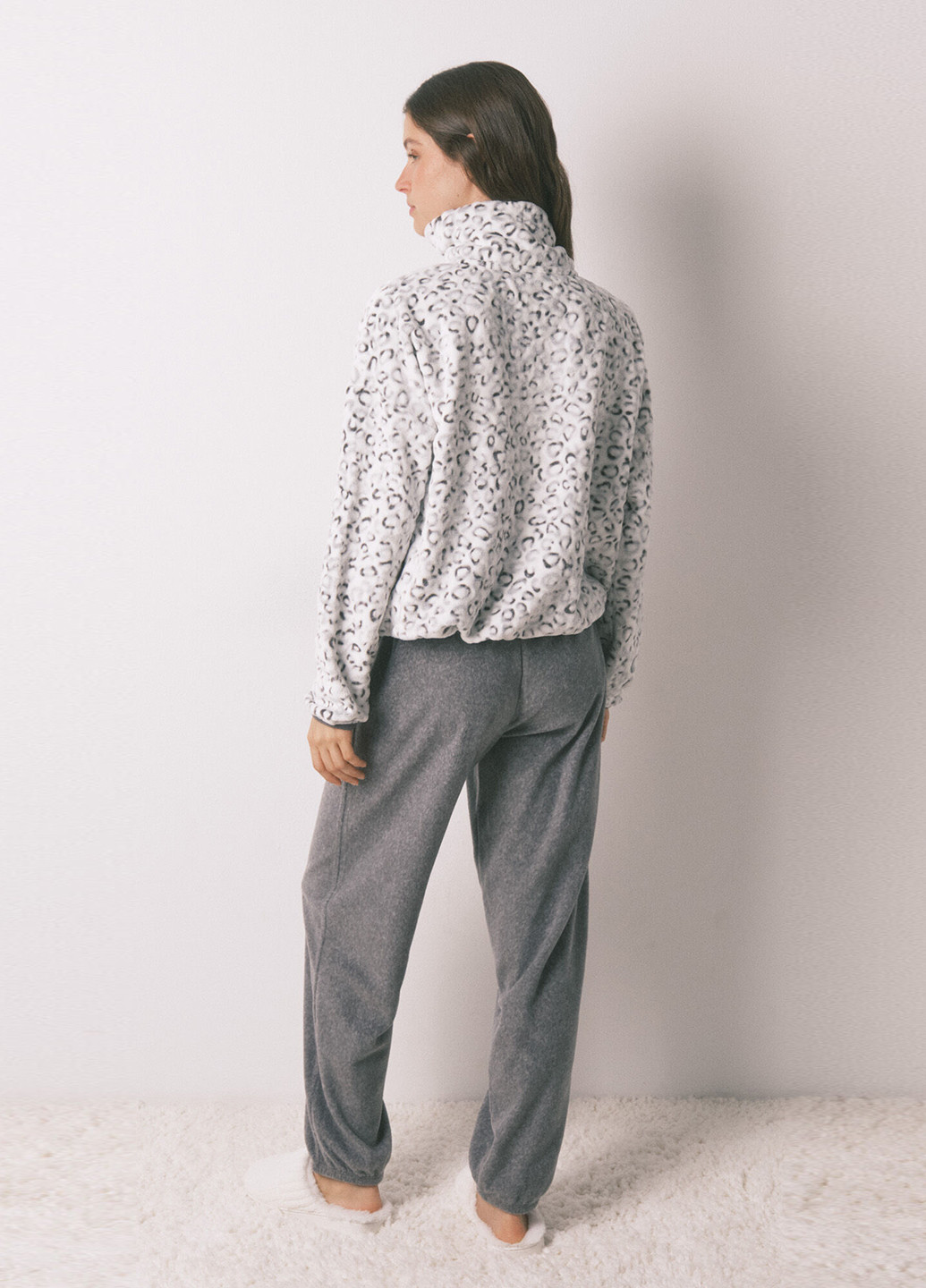 Сіра зимня піжама (кофта, штани) Women'secret