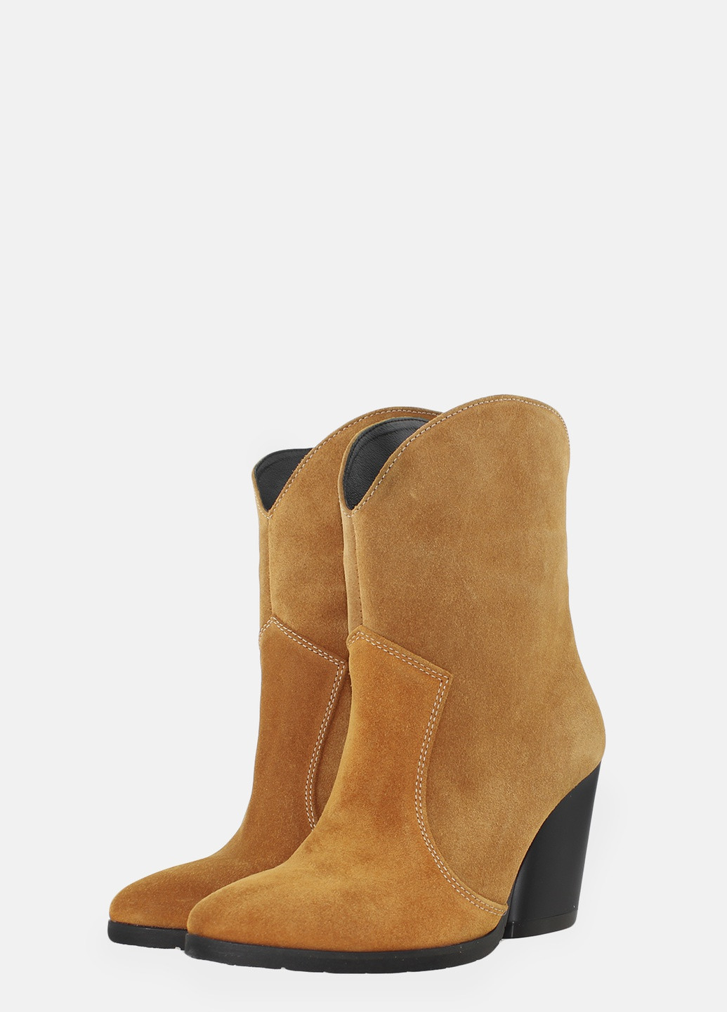 Осенние ботинки r0015b-8059-11 рыжий Crisma из натуральной замши