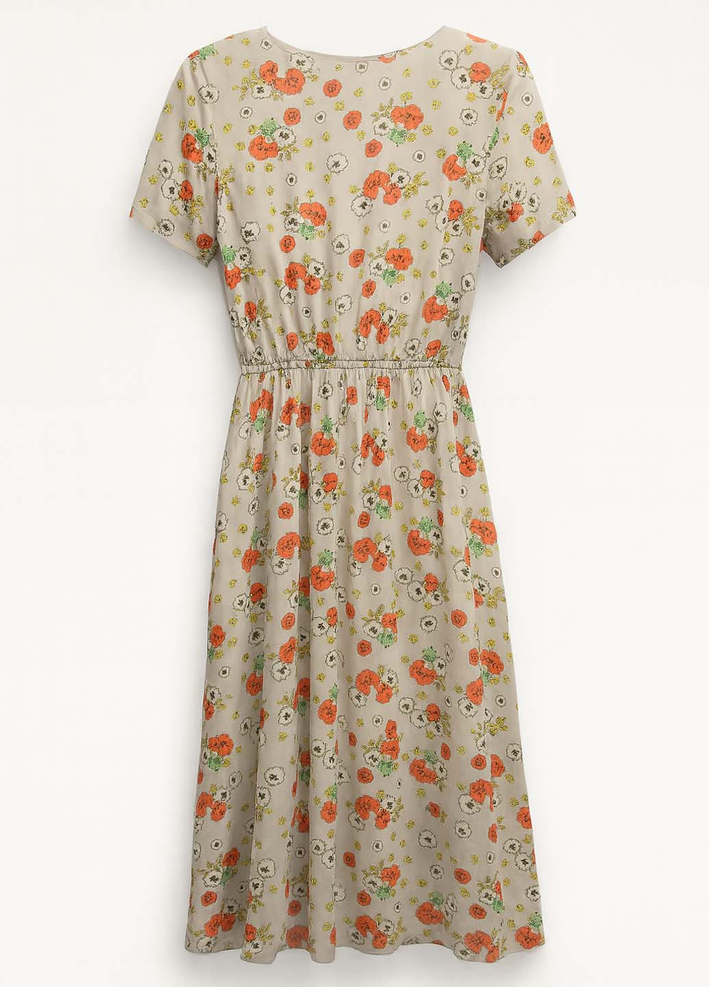 Сіра кежуал сукня кльош Vicolo з квітковим принтом