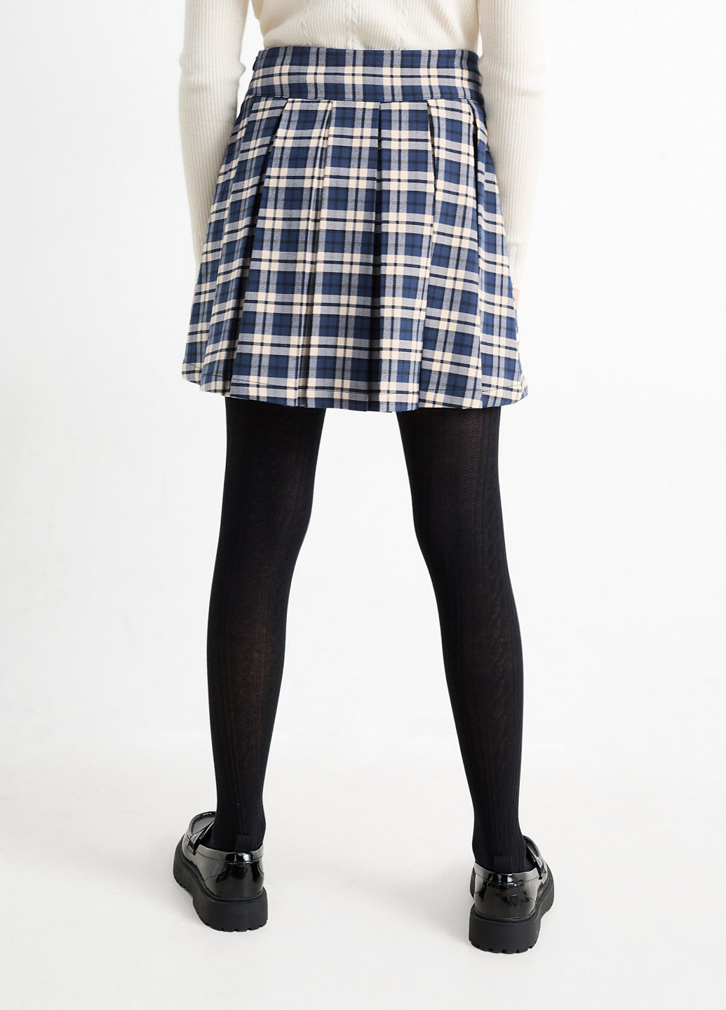 Синій демісезонний комплект (спідниця, колготки) C&A