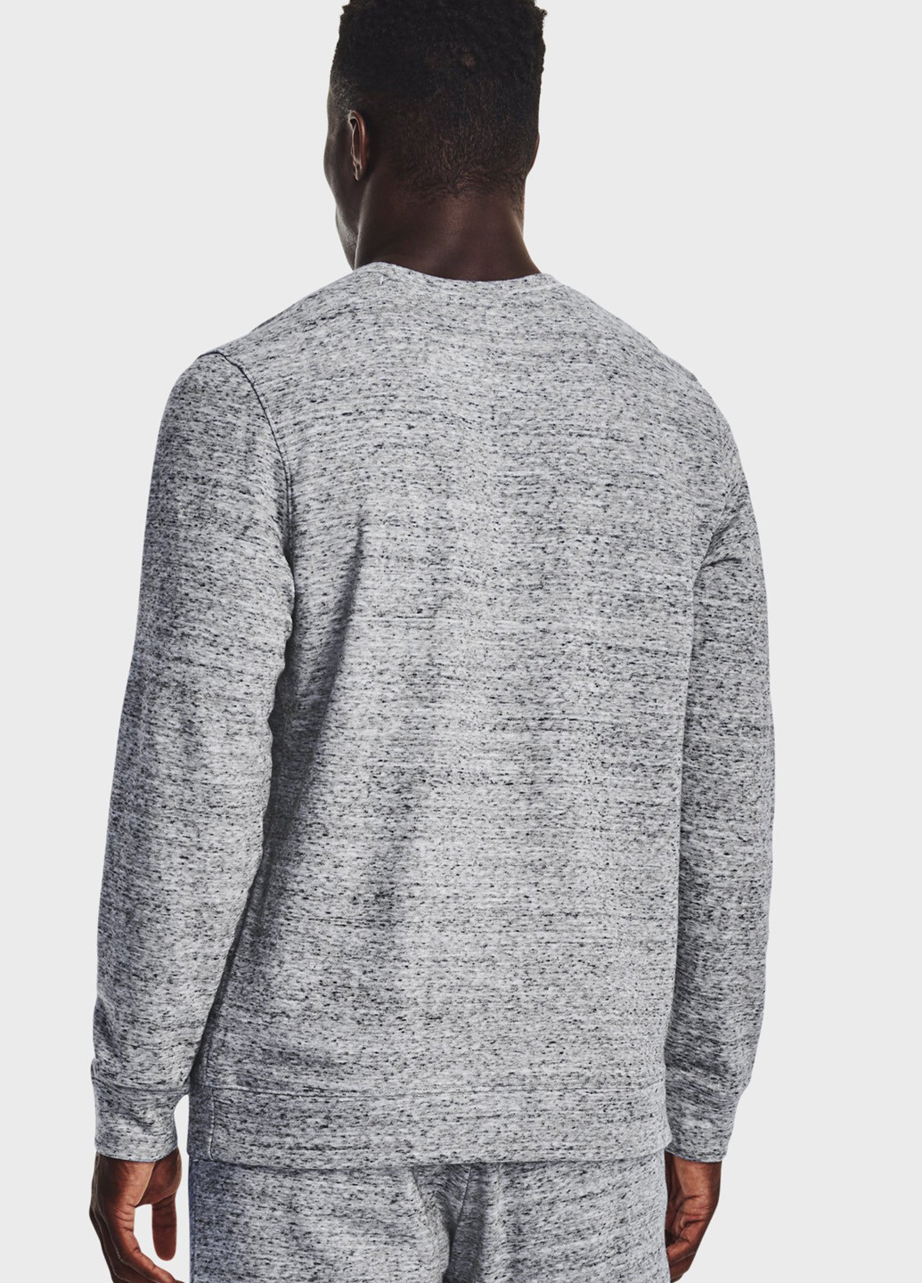 Светло-серый свитшот Under Armour логотип без декора (299336070)