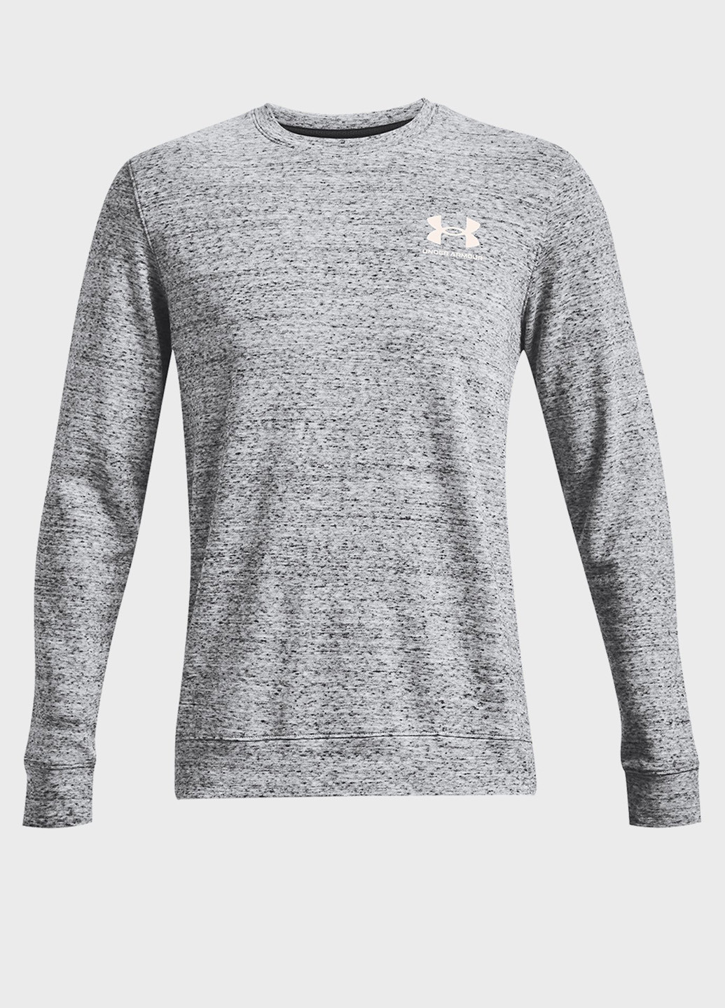Светло-серый свитшот Under Armour логотип без декора (299336070)