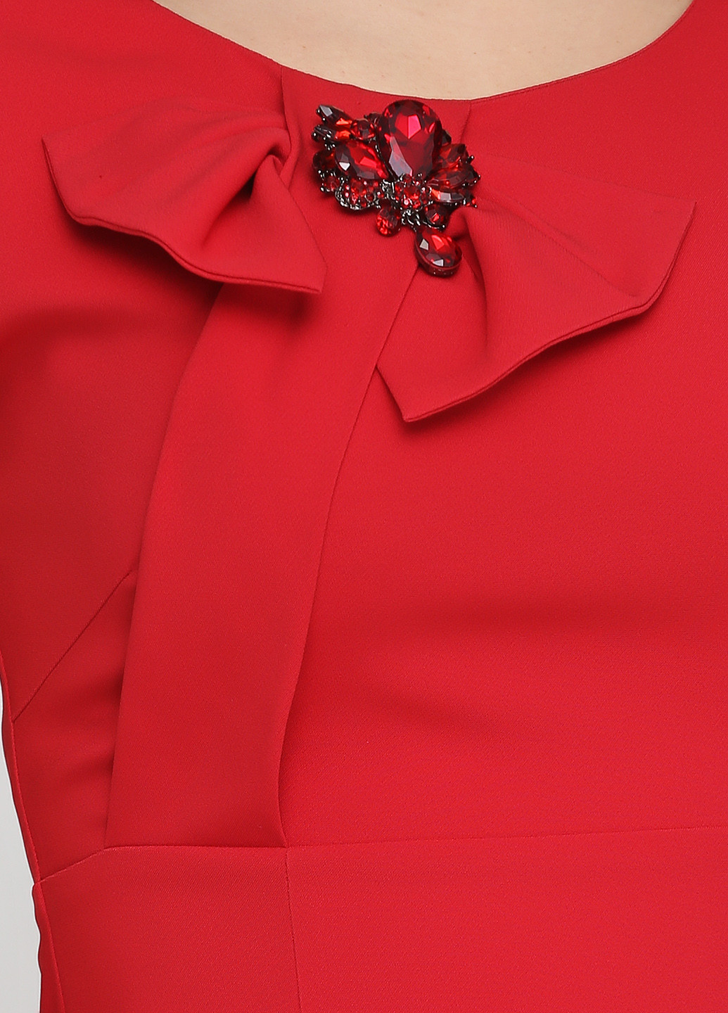Красное кэжуал платье Marta Palmieri однотонное