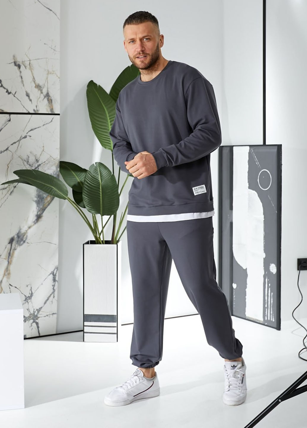 Костюм (свитшот, брюки) No Brand (362120794)