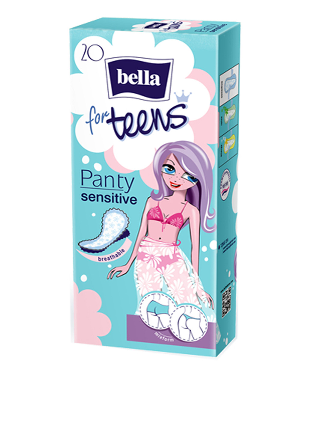 Прокладки щоденні Teens Sensitive (20 шт.) Bella (79334015)