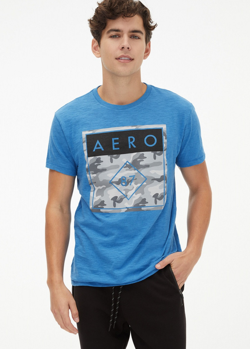 Синяя футболка Aeropostale Aero 87 5907