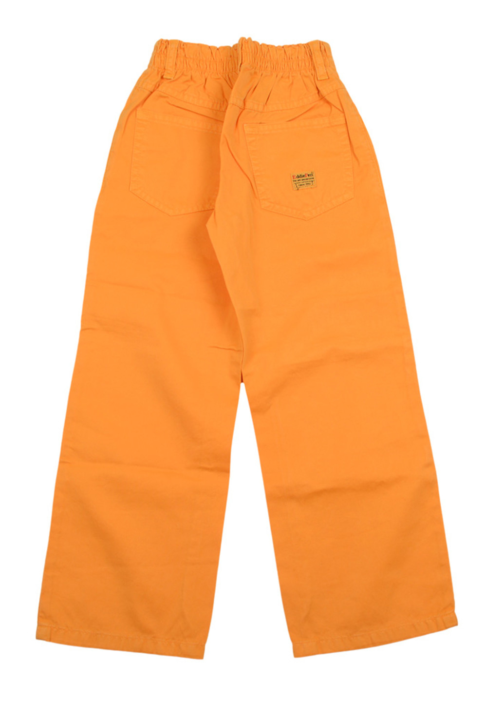 Оранжевые кэжуал демисезонные брюки со средней талией Eddie Pen