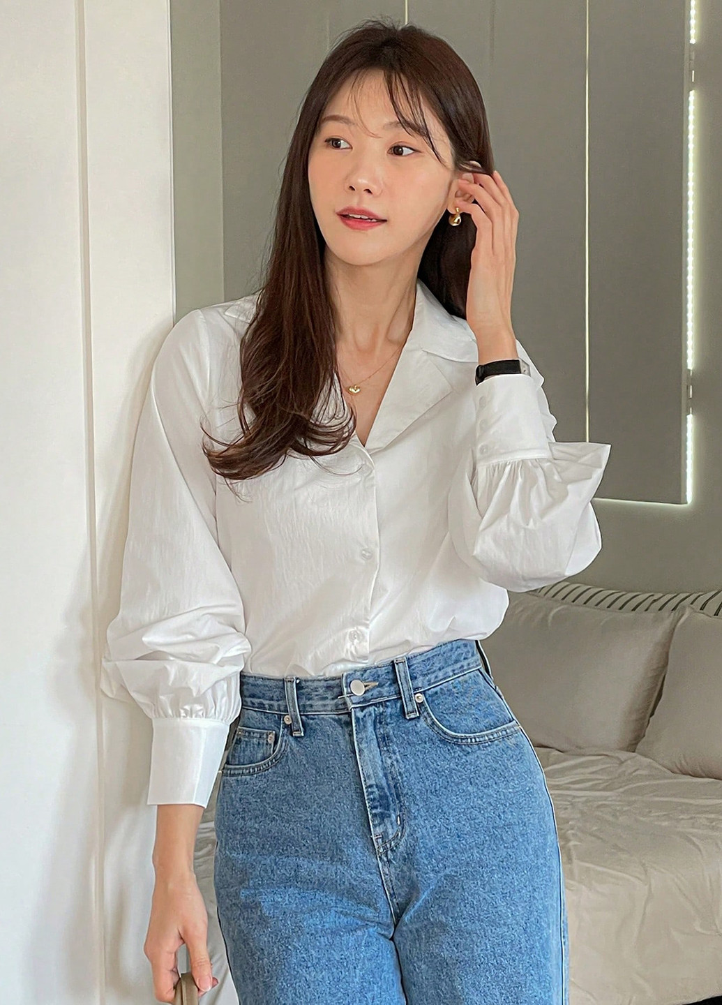 Біла блуза SHEIN