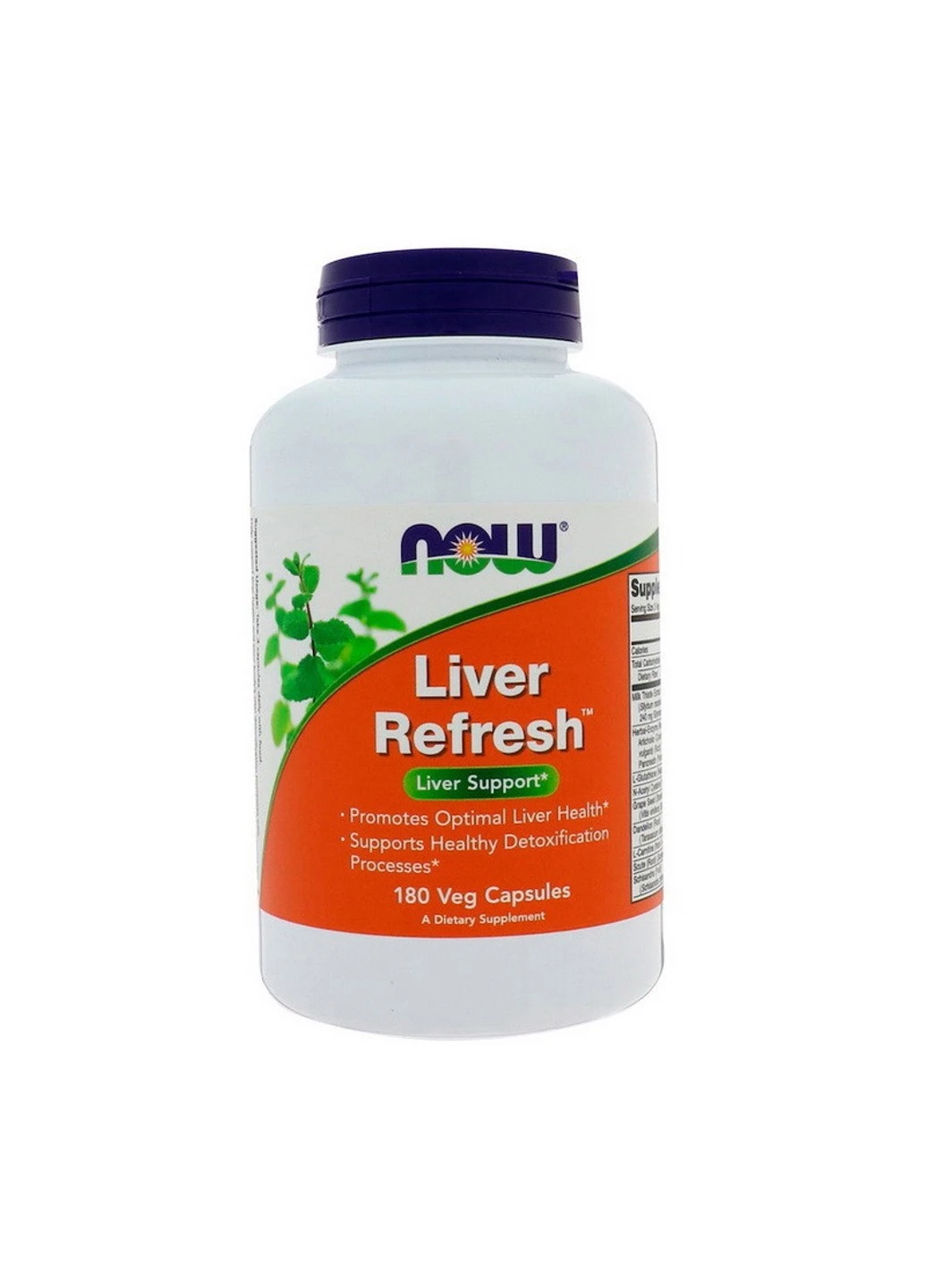 Таблетки для печінки Liver Refresh (180 капс) нау фудс лівер рефреш Now Foods (255409842)