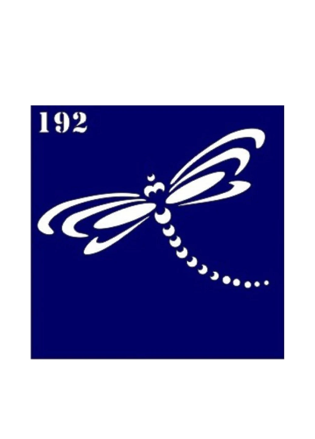 Трафарет для бодіарту 192, 6х6 см Mayur (160879636)