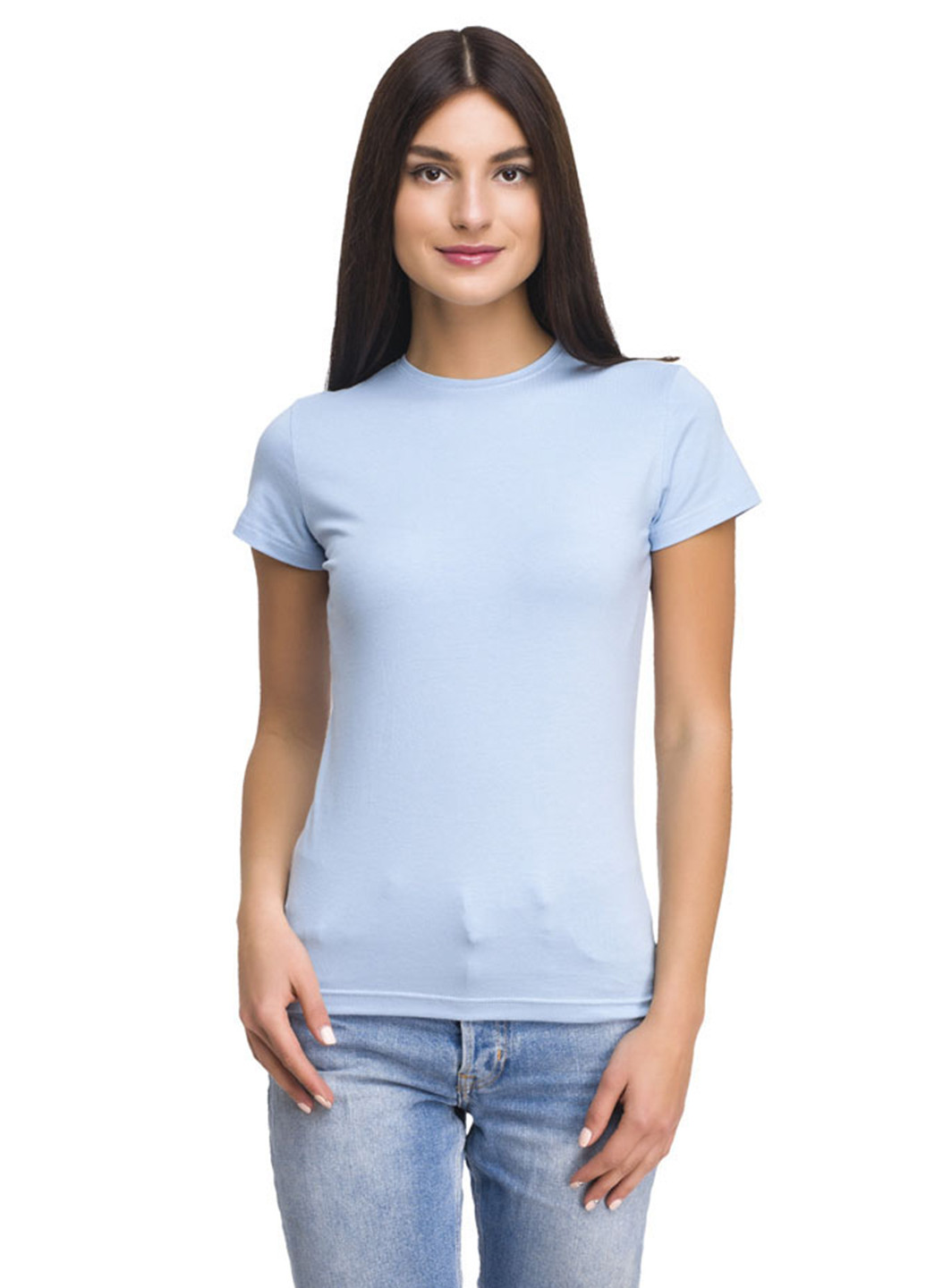 Блакитна літня футболка Promin.