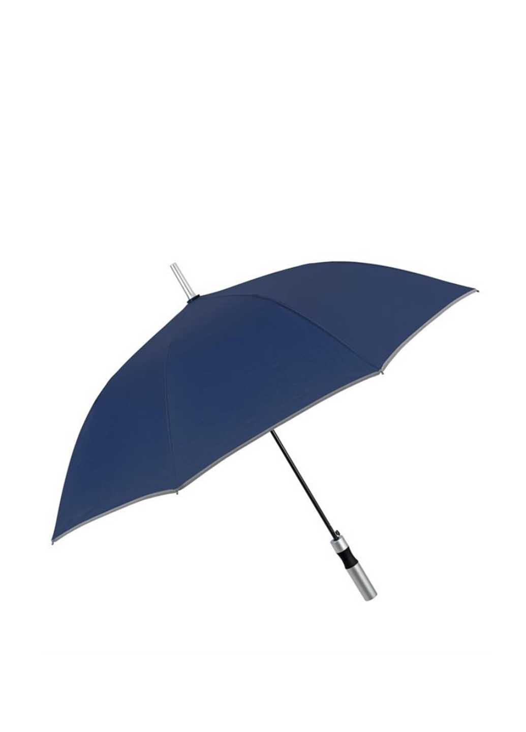 Тёмно-синий зонт Perletti большой система антиветер (363640819)
