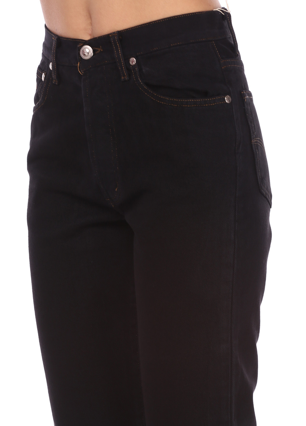 Черные кэжуал демисезонные прямые брюки Onyx