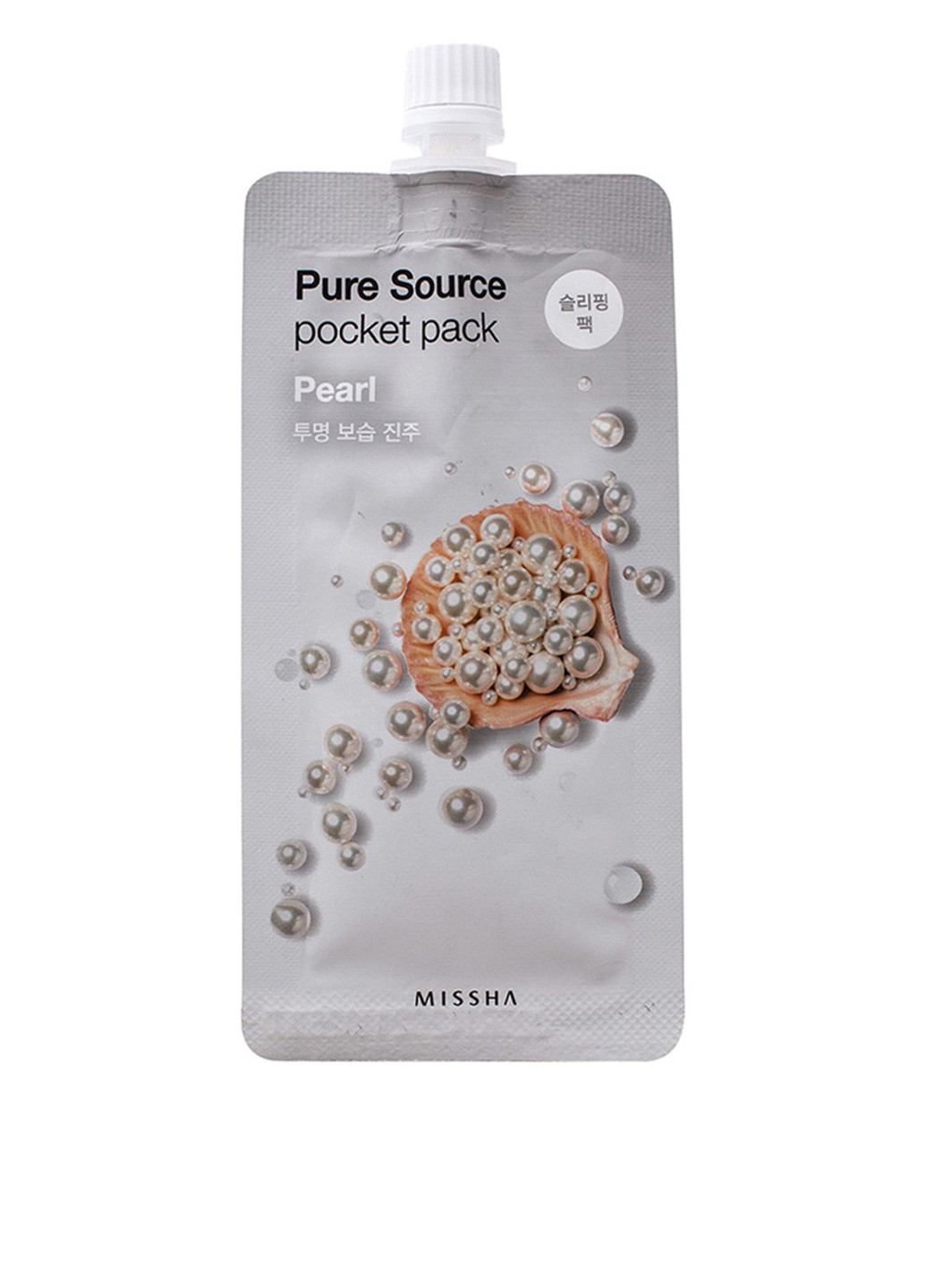 Маска для лица Pure Source Pocket Pack Pearl, 10 мл MISSHA (252256721)