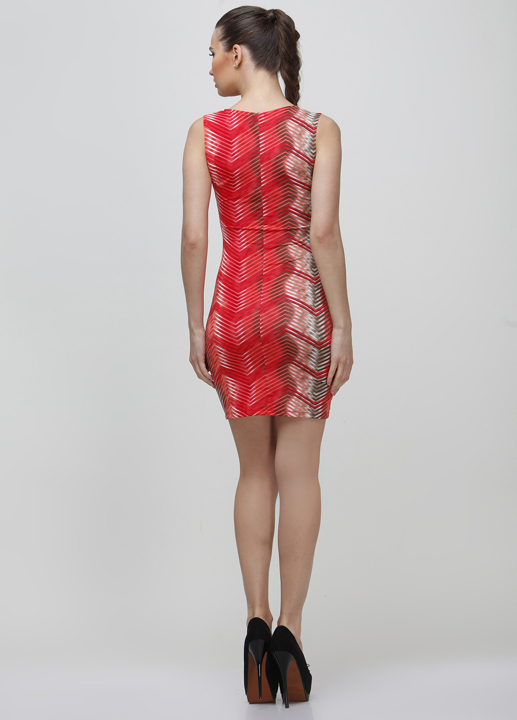 Красное кэжуал платье платье-майка Delfin Collection