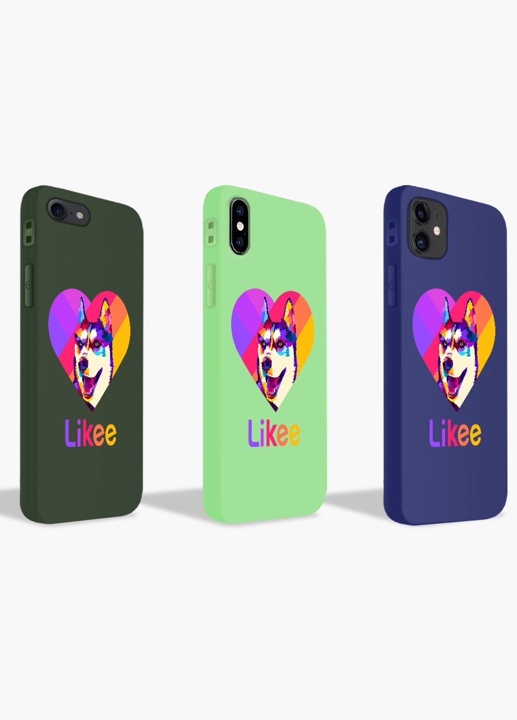 Чехол силиконовый Apple Iphone 11 Pro Max Лайк Лайка (Likee) (9232-1598) MobiPrint (219536778)