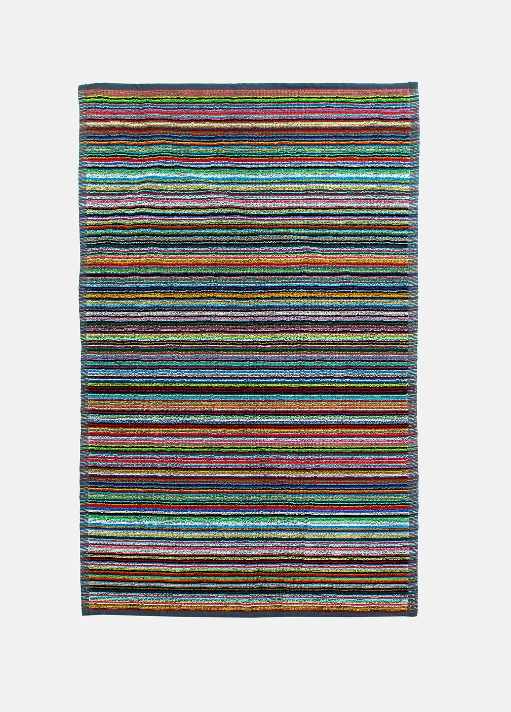 Рушник махровий для кухни Oasis, сині смужки, жакардовий, розмір 60x40 cm Bulgaria-Tex синій