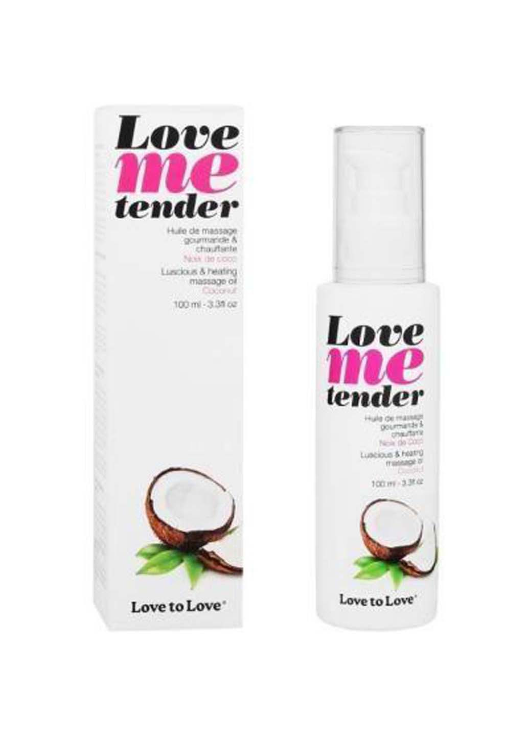 Масажна олія, що зігріває LOVE ME TENDER Noix De Coco 100 мл Love To Love (256170725)