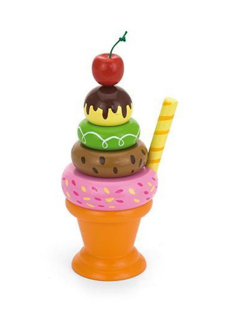 Игровой набор (51322) Viga Toys мороженое с фруктами. вишенка (202374108)