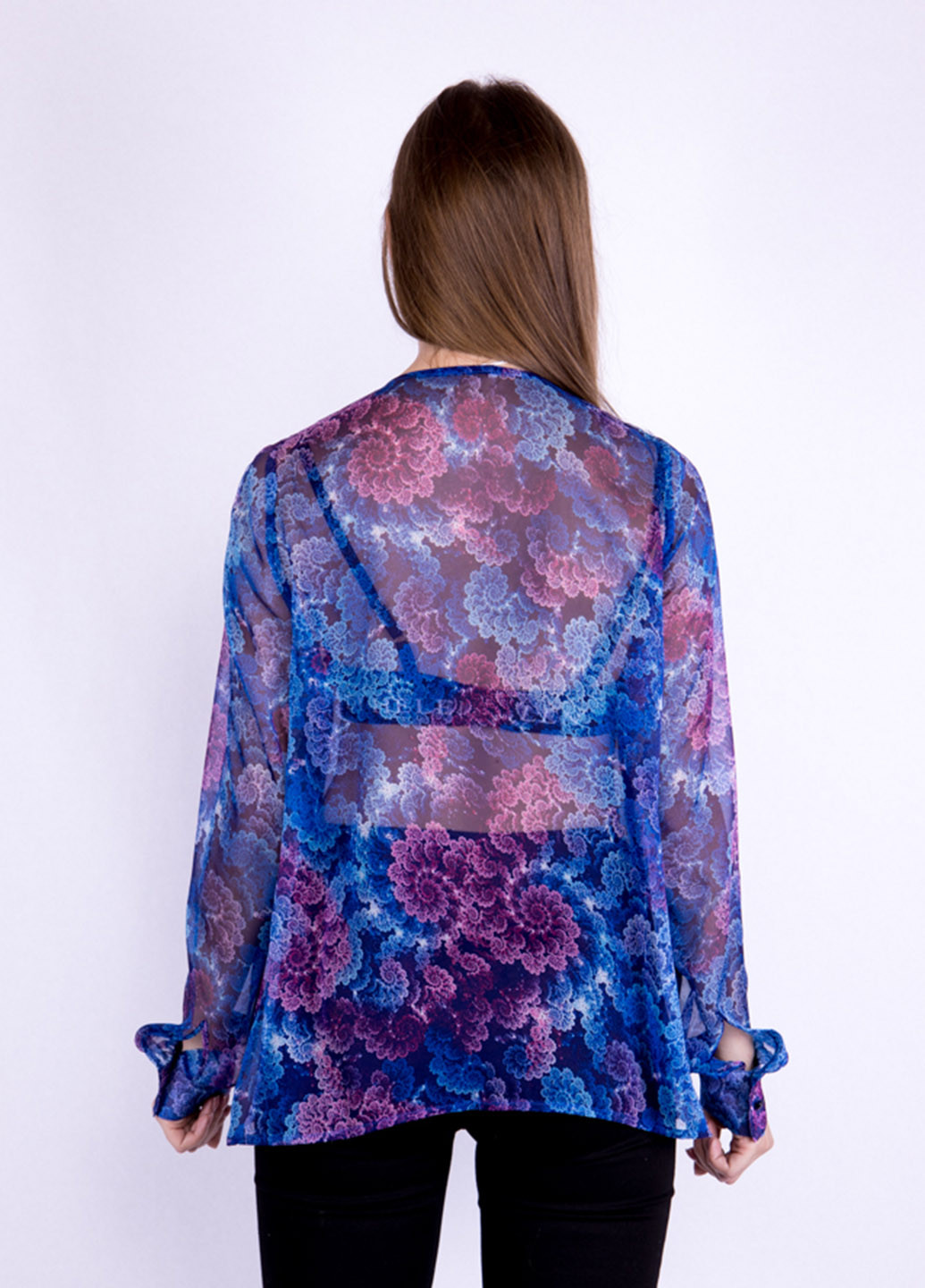 Фіолетова демісезонна блуза Time of Style