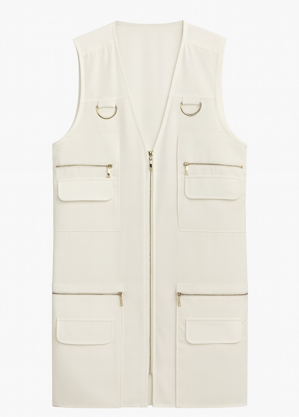 Молочное кэжуал платье Vicolo однотонное