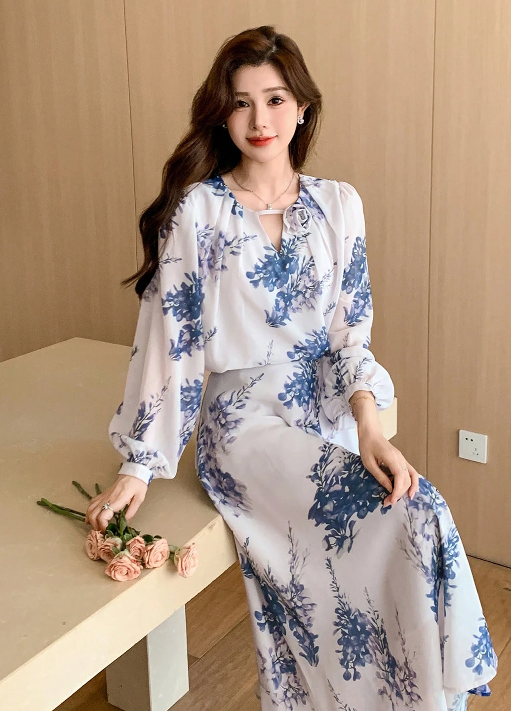 Костюм (блуза, спідниця) SHEIN (343316029)